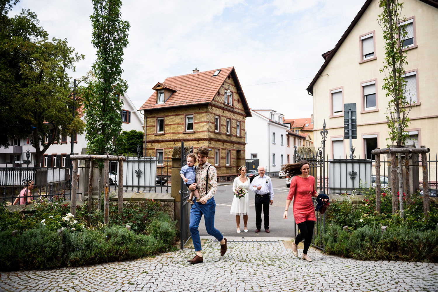 Hochzeitsfotos Heidelberg - die Ankunft