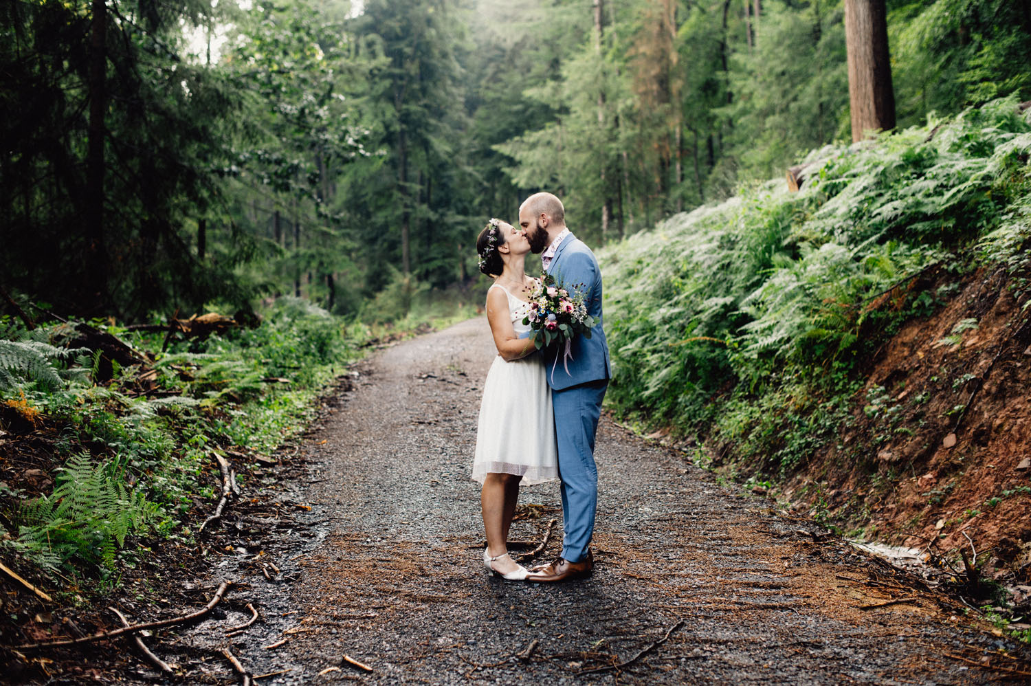 Hochzeitsshooting Heidelberg im Wald
