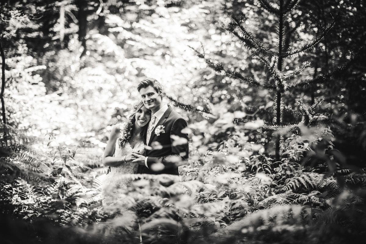 Hochzeitsfotos im Wald bei Heidelberg