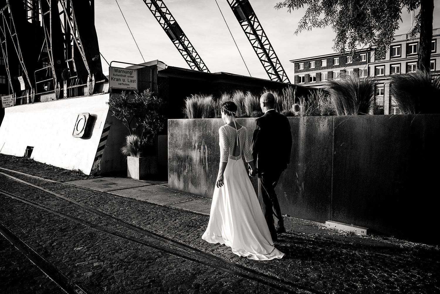 Hochzeitsfotos im Speicher 7 in Mannheim